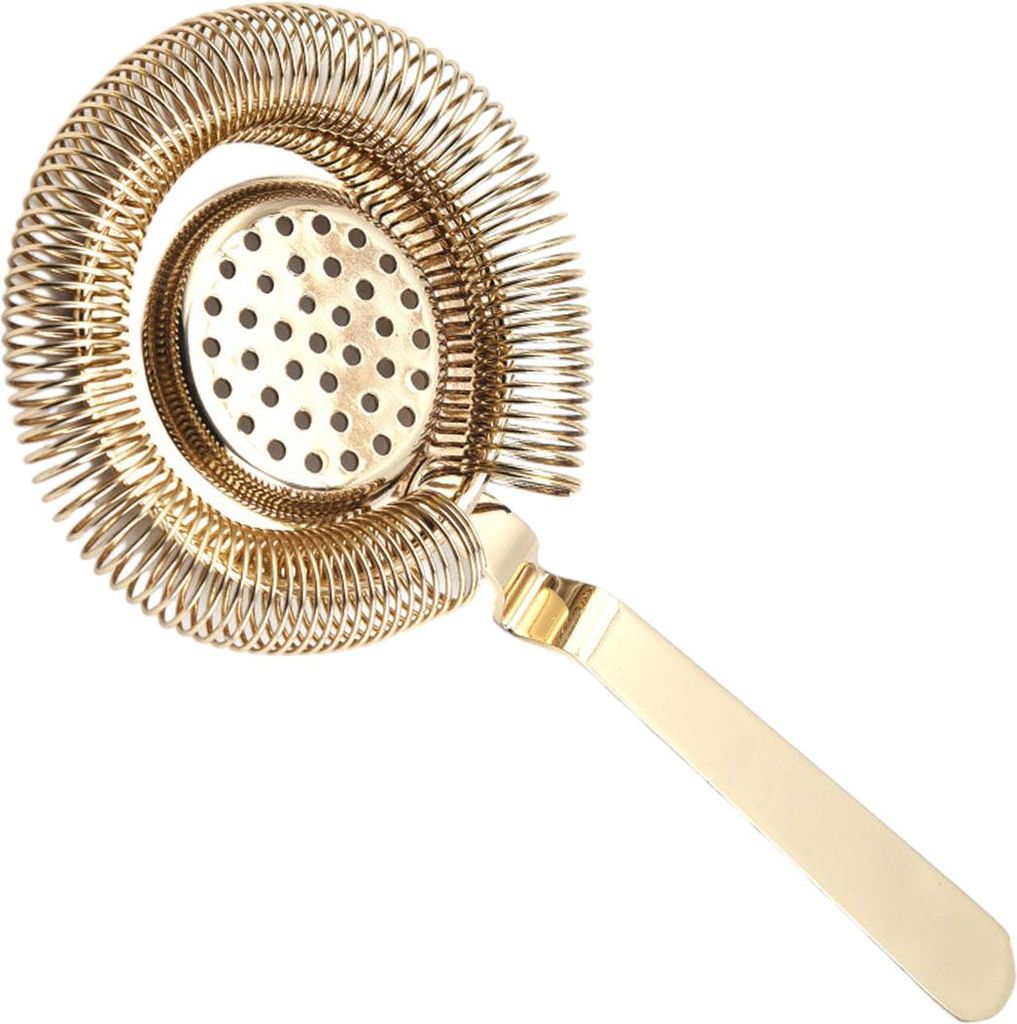 Cocktailsieb, Barsieb aus Edelstahl, langer Griff, Barkeeper-Cocktailsieb