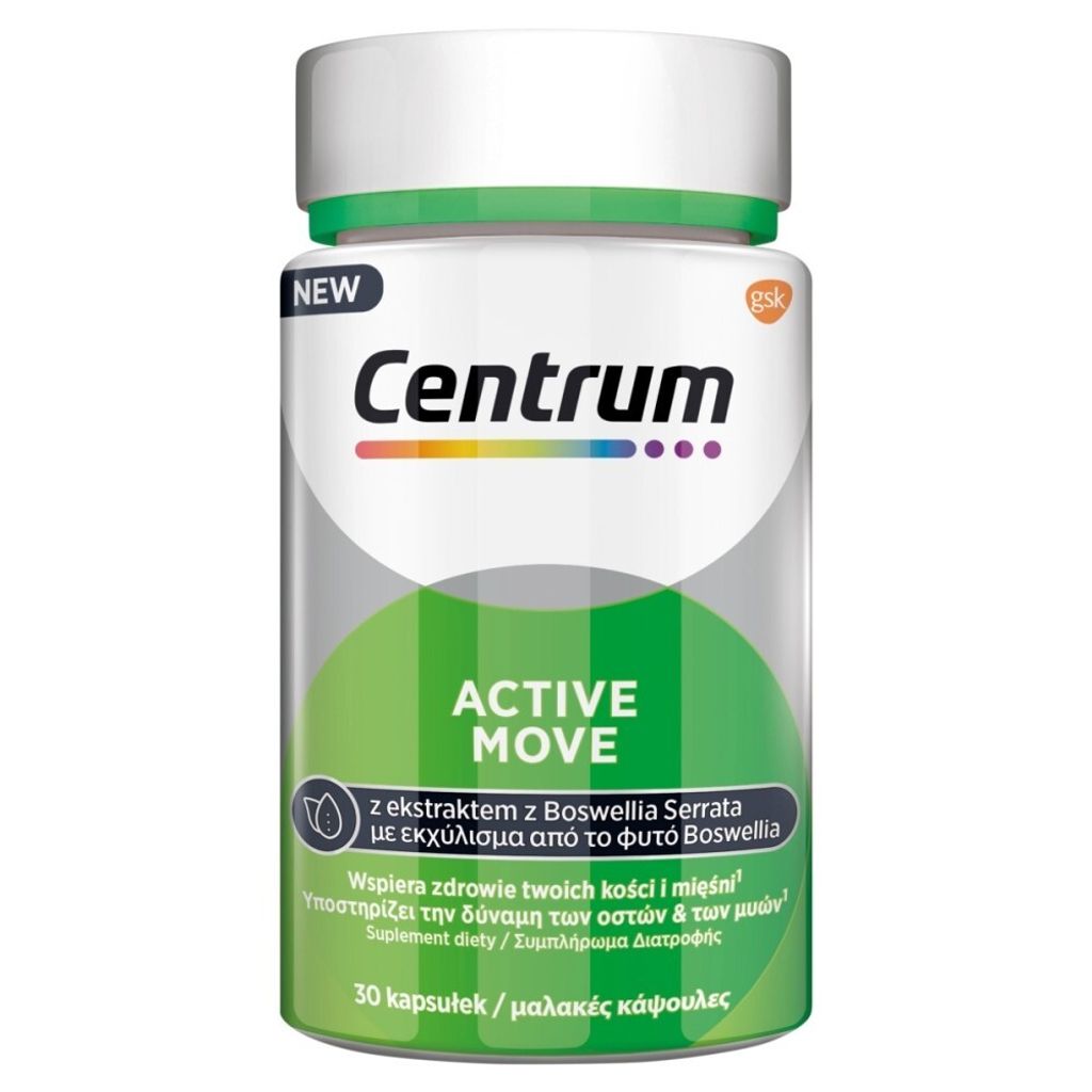 Centrum Active Move VITAMINE FISCH für Gelenke und Muskeln 30 Kapseln.