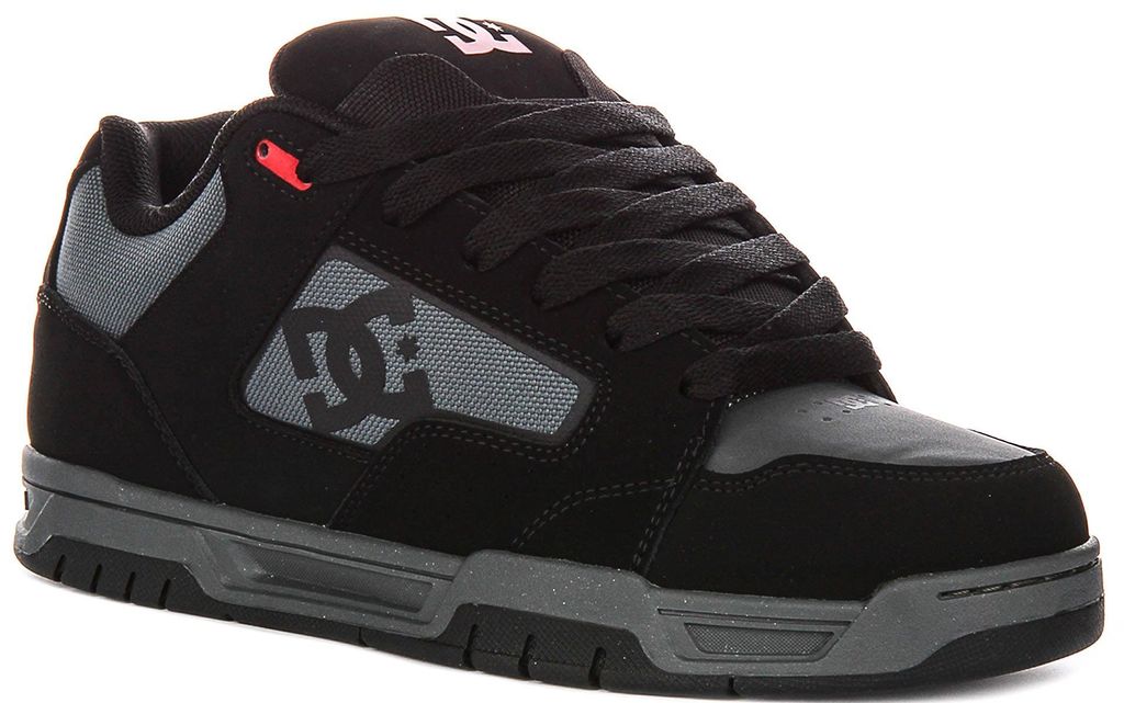 Dc Shoes Dc Coiler in Schwarz-Grau für Herren – Größe 9 UK – 43 EU – 10 US / Schwarz-Grau