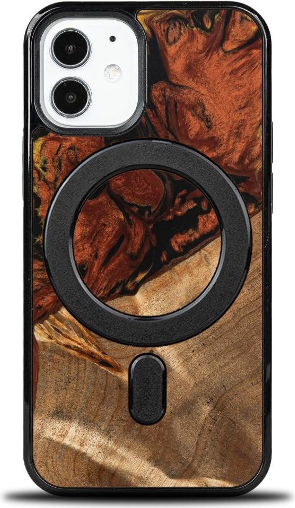 Bewood Unique Case für iPhone 12 Mini - 4 Elemente - Feuer mit MagSafe