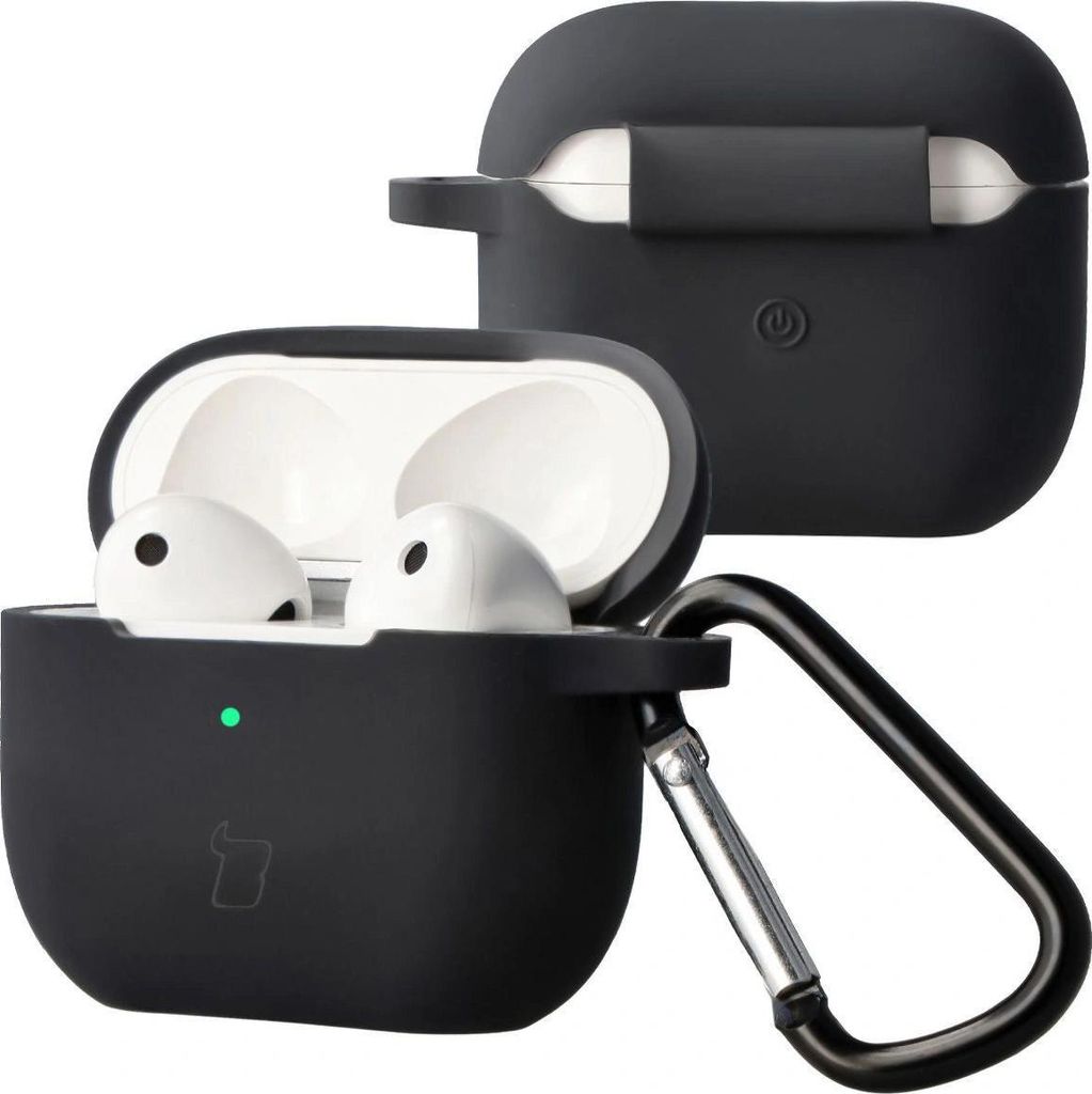 Silikonhülle mit Karabiner für AirPods 3, Bizon Case Produktbild 