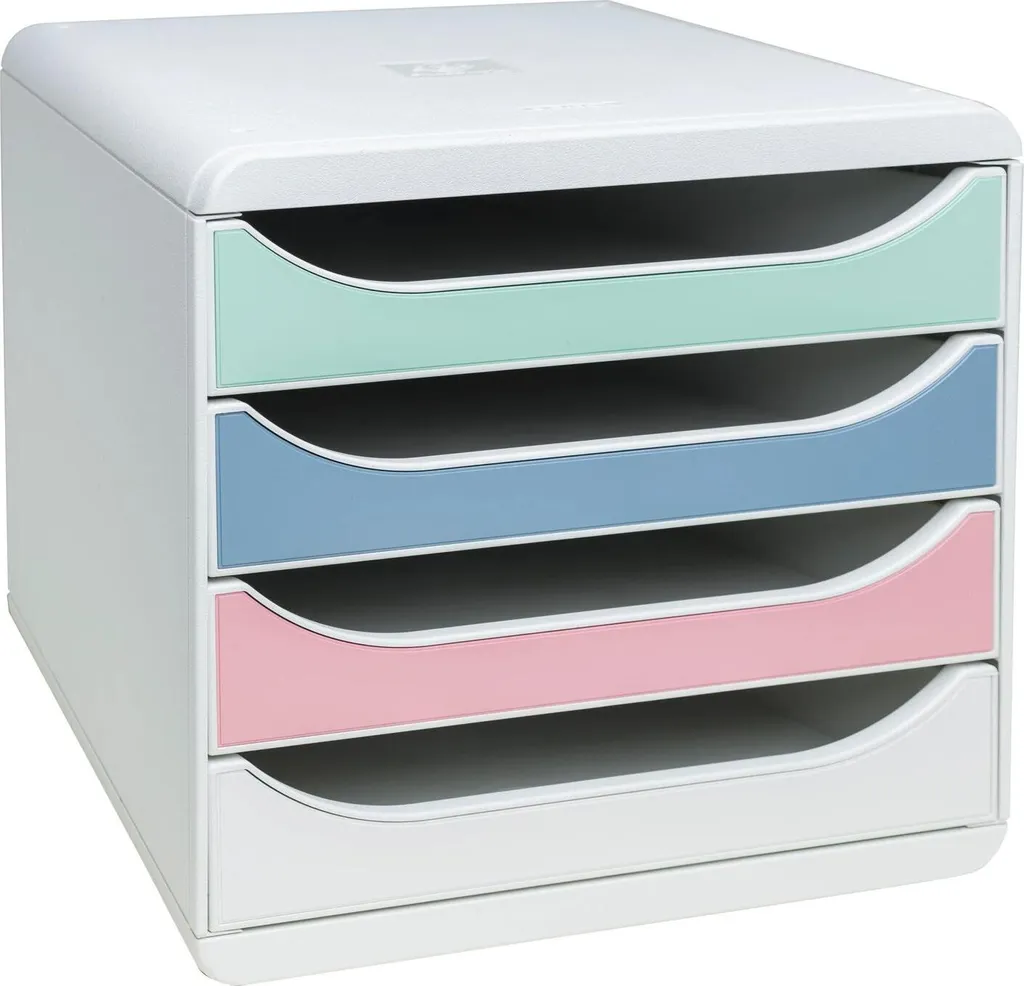 Exacompta Big Box 310303D Module de classement 4 tiroirs multicolores - 2
