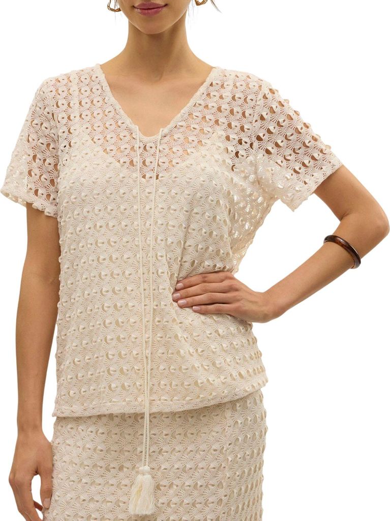 Vero Moda Dylie V-neck Woven Shirt Damen