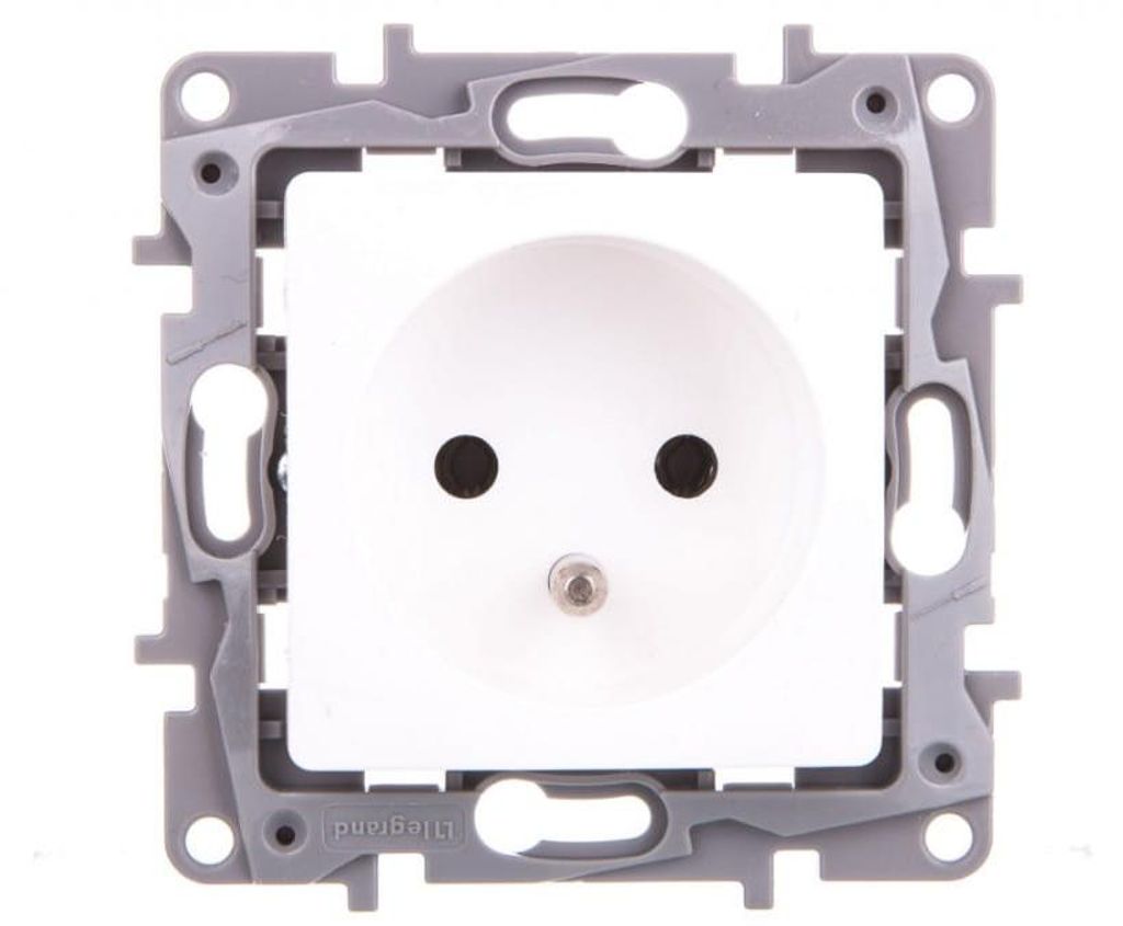 Legrand Niloé stopcontact, model 764540, wit Productafbeelding 