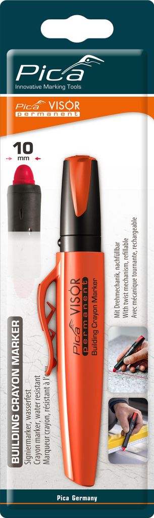 Pica VISOR permanent Marker fluo-orange