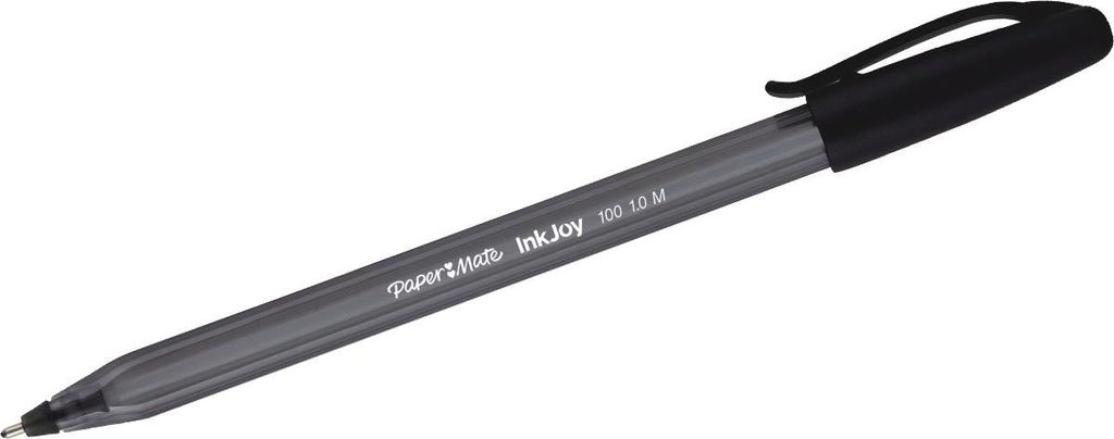 Penna a sfera Papermate InkJoy 100 Black Stick Media 50 pz Immagine del prodotto 