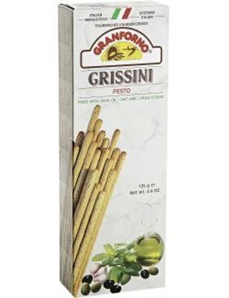 Granforno Grissini Italské snack tyčinky pesto 125g Obrázek produktu 