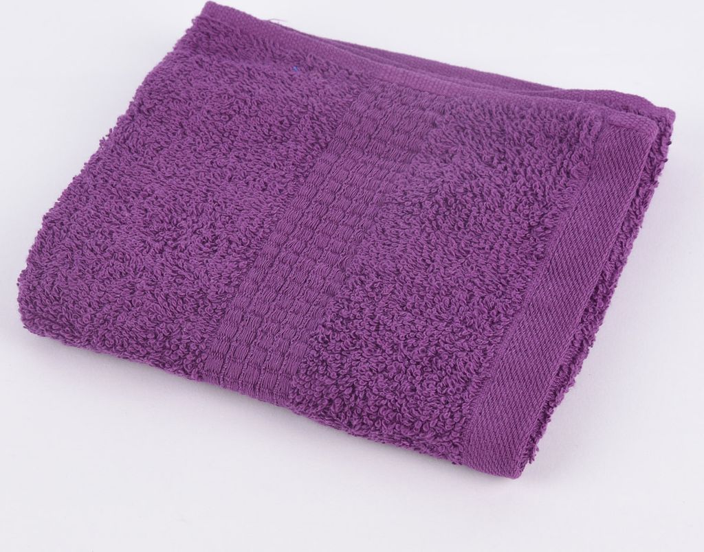 Qualitätsfrottee Handtuch 100% Baumwolle 500g/qm lila Größe Gästetuch 30 x 50 cm