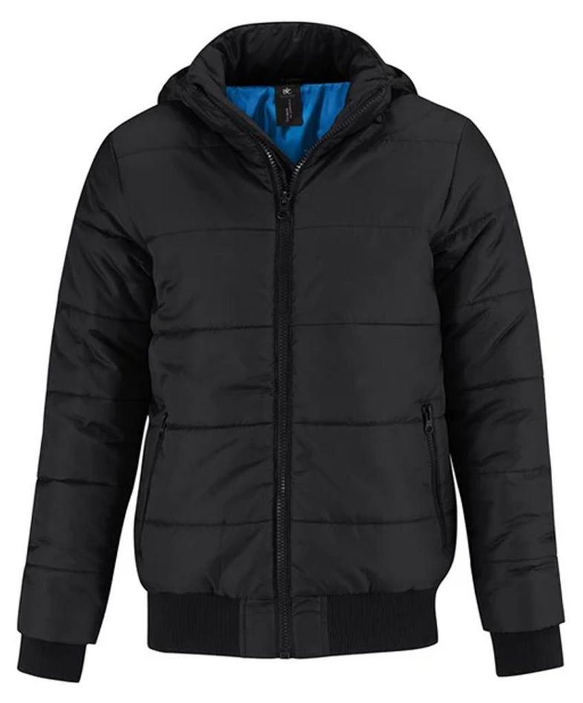 B&C - "Superhood" Jacke für Herren FK2607 (L) (Schwarz/Kobaltblau)