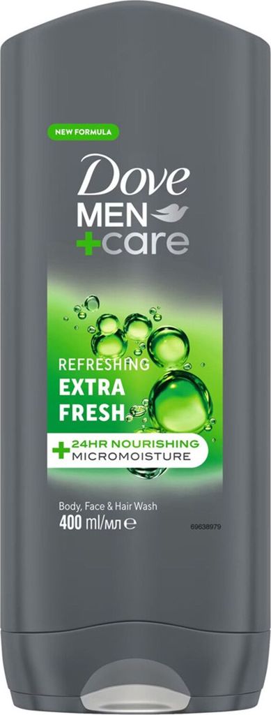 Dove Men+Care Gel doccia Extra Fresh 400 ml Immagine del prodotto 