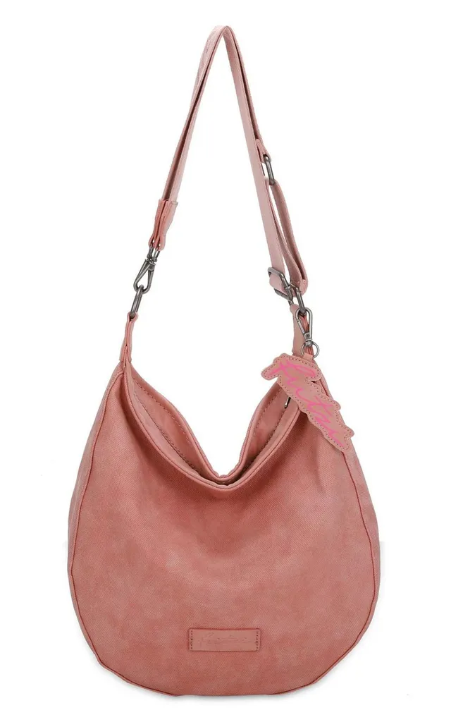 Sac Arty Rub Hobo Papaya : Texture douce et design vegan par Fritzi