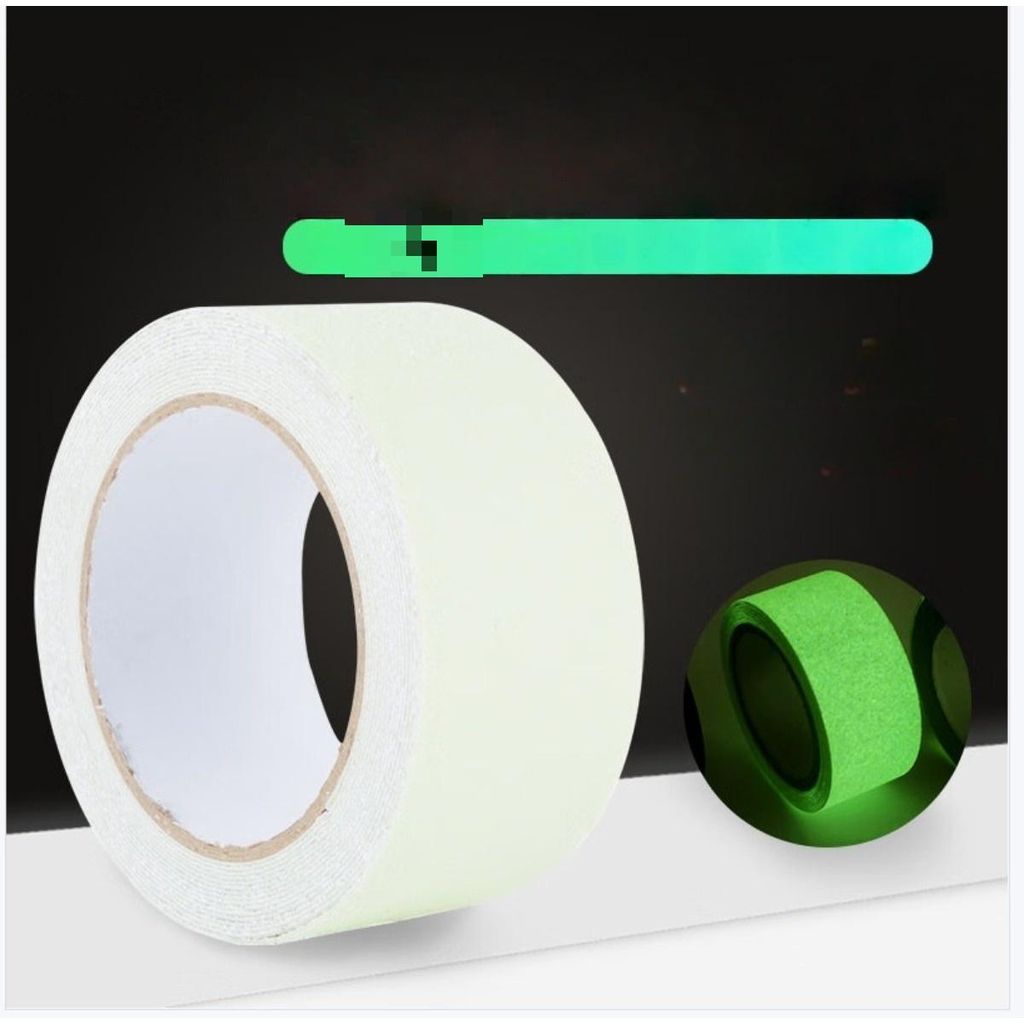 INF Treppen-Warnband PET Leuchtend Anti-Rutsch 10cm für Innenbereiche