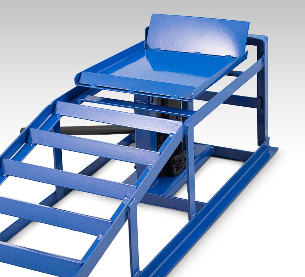 2x Bituxx Auto PKW Auffahrrampen 2T mit Wagenheber Produktbild 4