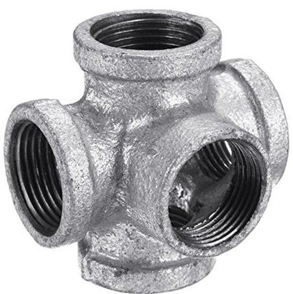 Robinet 5 sorties en fer galvanisé 1 pouce avec protection anti-corrosion
