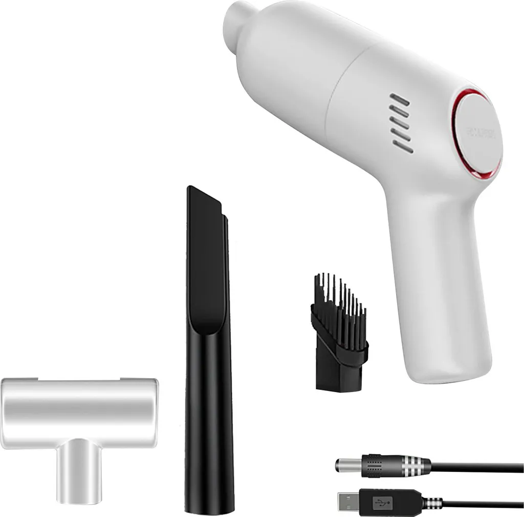 Aspirapolvere Portatile Mini USB Ricaricabile – Multiuso Wireless Per Auto, Casa, Ufficio E Peli Di Animali, Leggero E Da Tavolo