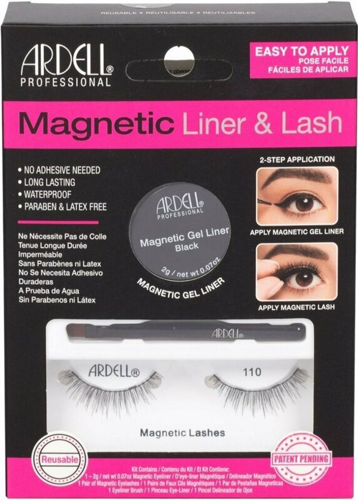 Ardell Magnetic Liner & Lash #110 + Gel Liner - 3 unités Image du produit 