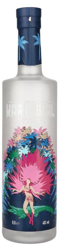 KARNEVAL Premium Vodka Bonez MC & RAF Camora 40% Vol. 0,5l Produktbild 
