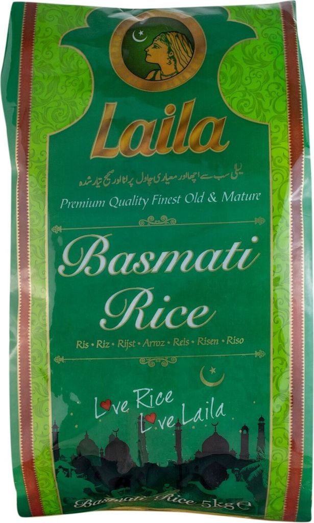 LAILA Basmati Reis 10kg | Premium Quality | Finest Old & Produktbild 