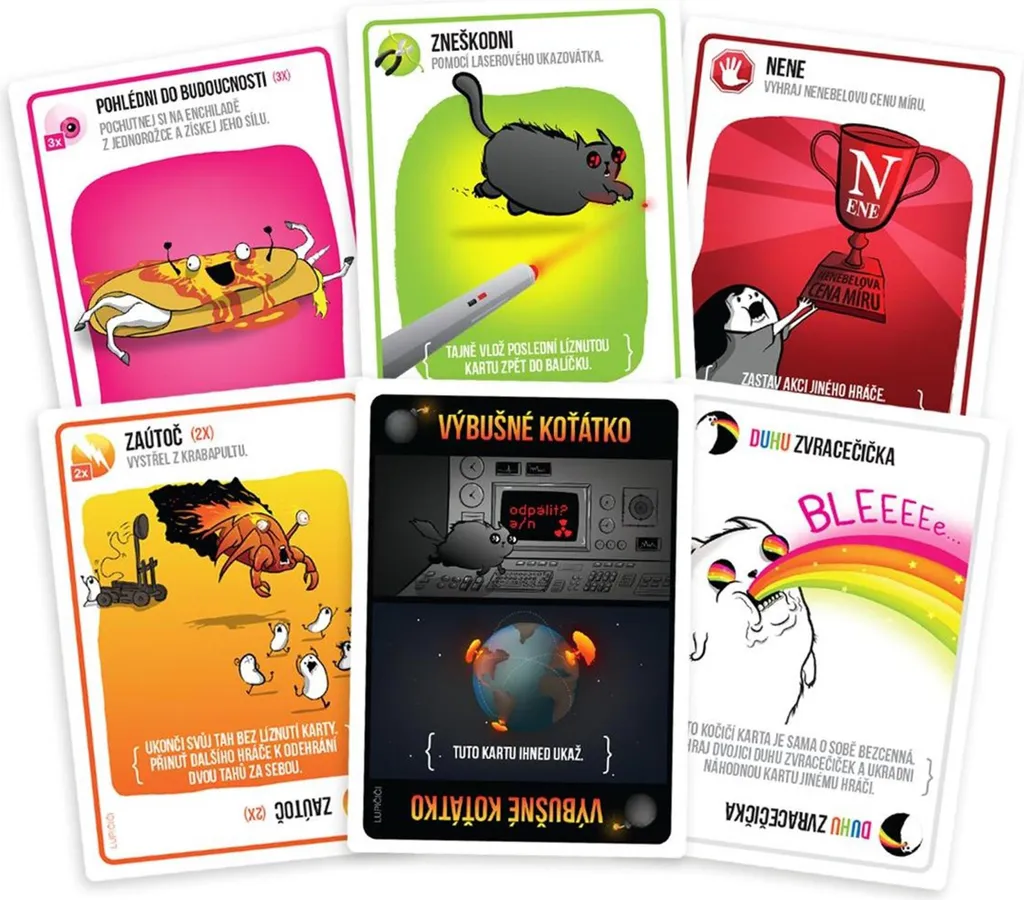 Jeu de cartes familial Exploding Kittens Robbers Edition pour vos soirées - 3