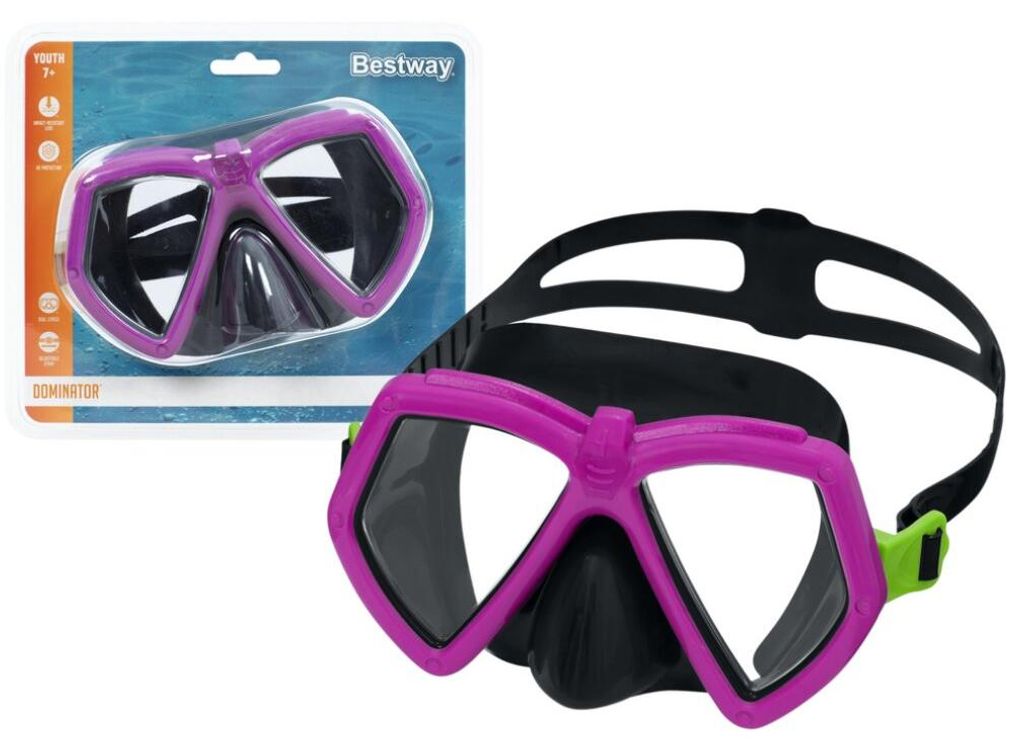 Mask Swimming Goggles Pink Bestway 22040
