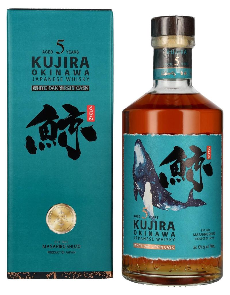 Kujira Okinawa 5 Years Old WHITE OAK VIRGIN CASK Whisky 43% Produktbild 