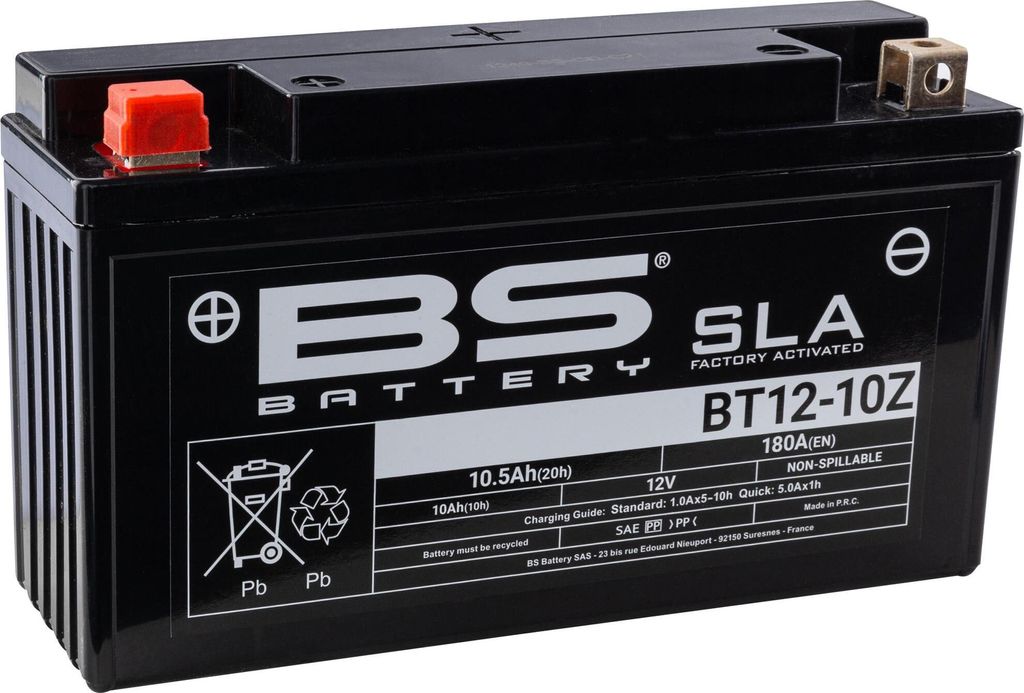BS-Batterie Batterie BT12-10z . Batterie bt12-10z bs sla