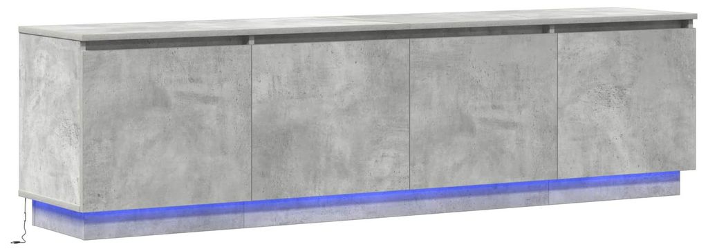 vidaXL TV-Schränk Beton Grau 180 x 38 x 49 cm Holzwerkstoff