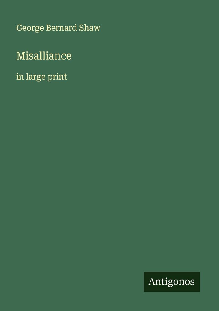 Misalliance