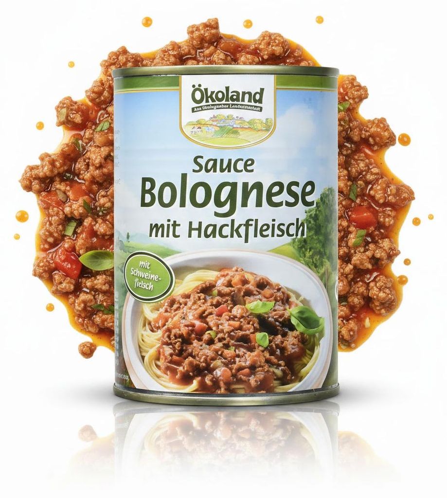 ÖKOLAND  Sauce Bolognese - 400g Dose Produktbild 