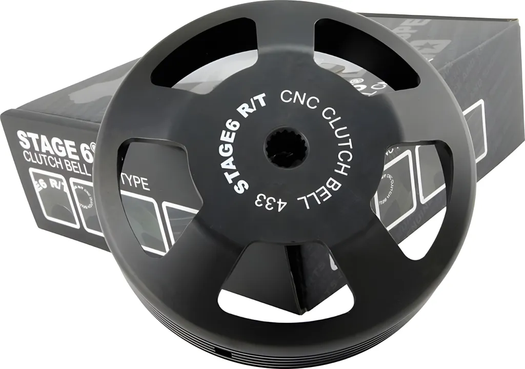 Cloche d'embrayage Stage6 R/T CNC anti-surchauffe Minarelli 107