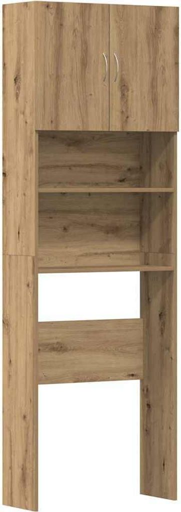 vidaXL Skříňka na pračku Artisan dub 64x24x190 cm Materiál Obrázek produktu 