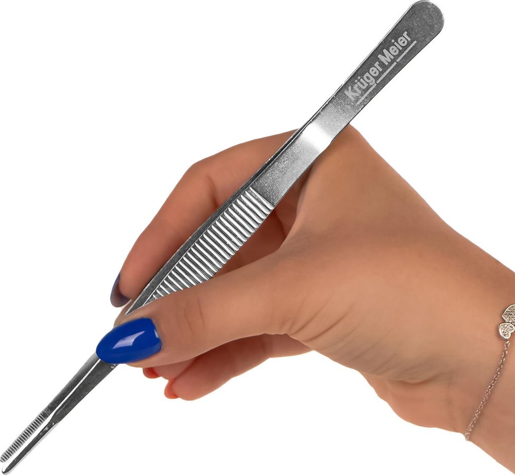 Solide gerade Pinzette Fütterungspinzette Pflanzpinzette 20cm