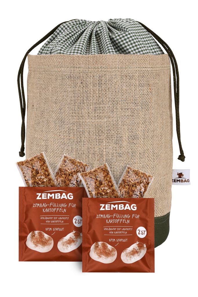 Olivgrüner Zembag für 10 kg Kartoffeln Produktbild 
