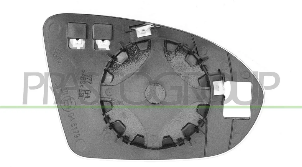 Miroir de rétroviseur extérieur gauche pour Opel Astra K Prasco OP4207514