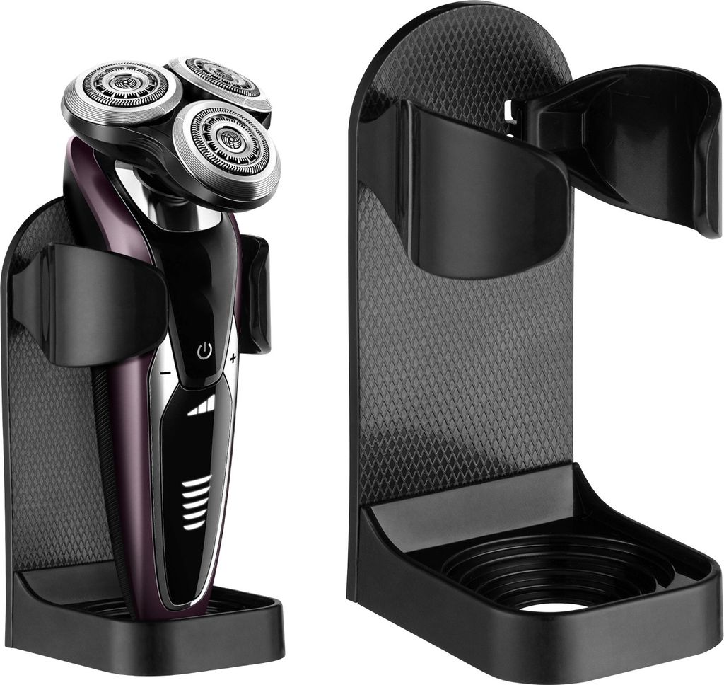 kwmobile Halter für Elektrorasierer aus robustem ABS - Badezimmer Organizer für Elektro Rasierer Zahnbürste Zahnpasta Seifenspender -