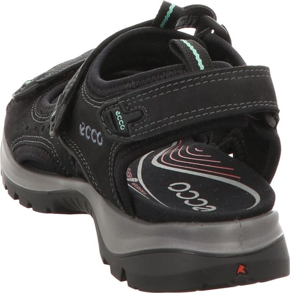 Ecco Damen Sandalen Tiefenfußbett schwarz