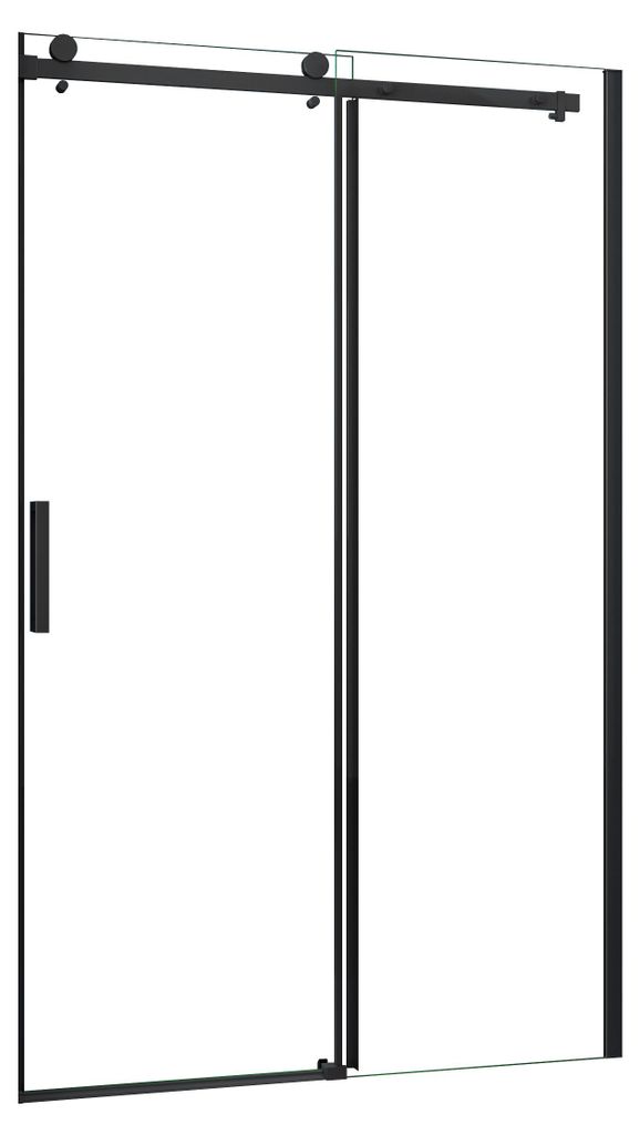 AICA Schiebetür 100x200cm，8mm NANO ESG-Glas，Komplett Produktbild 