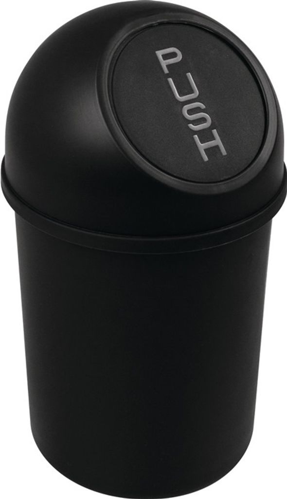 Abfallbehälter H375xØ214mm 6l schwarz HELIT Produktbild 