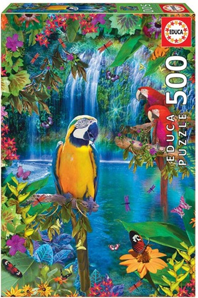 Educa Puzzle 9215512 - Bird Tropical Land - 500 Teile Obrázek produktu 