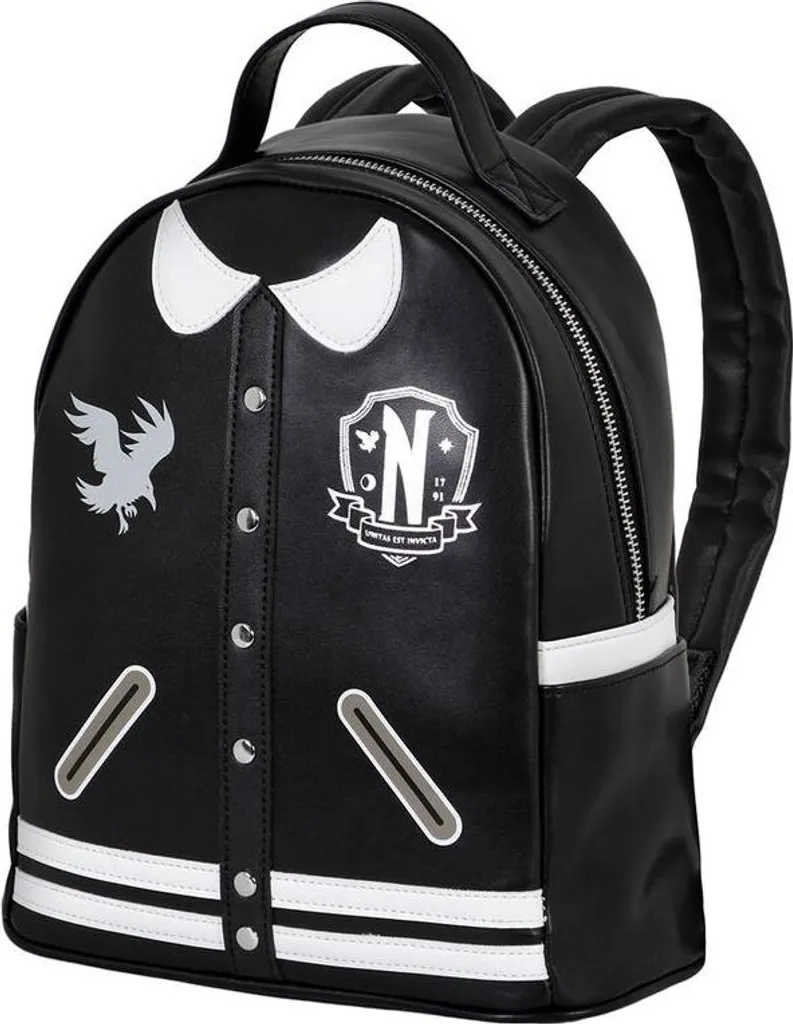Sac à dos Mercredi Université : Confort Ergonomique et Design Noir