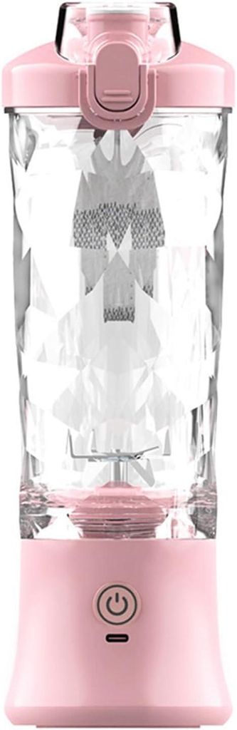 Tragbarer, 600 ml USB-aufladbarer Smoothie-Mixer mit Hochgeschwindigkeitsmotor für Proteingetränke und Säfte