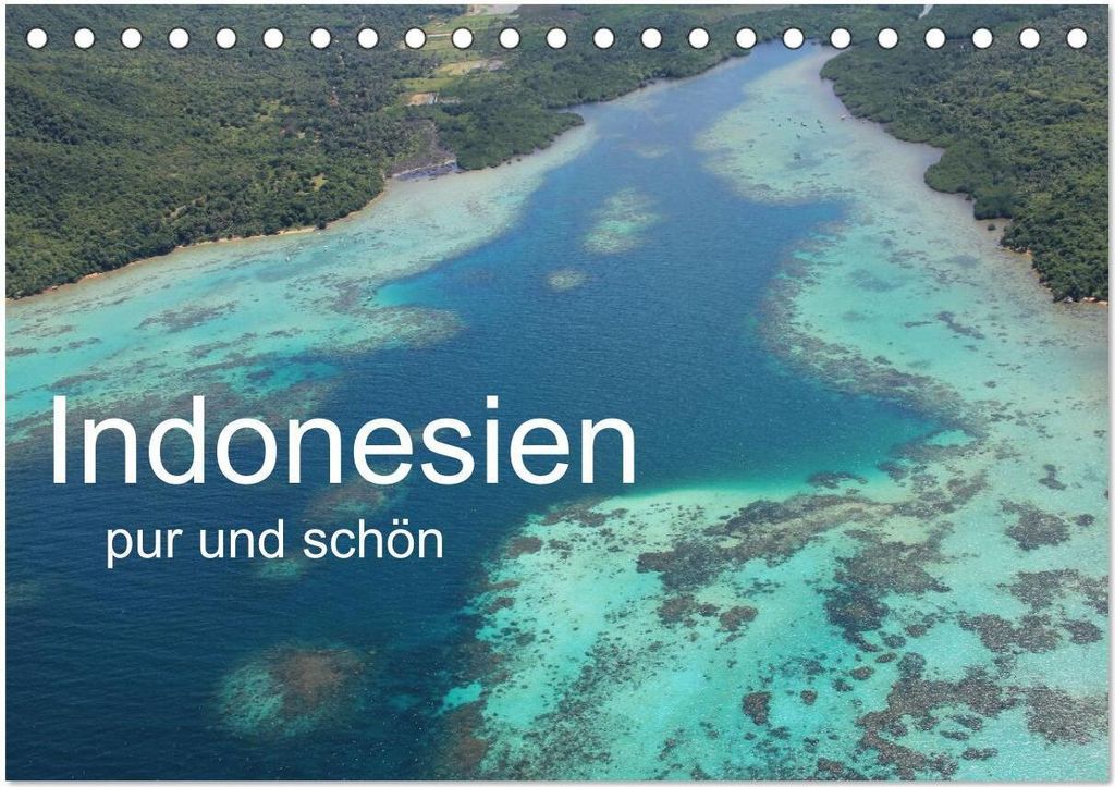 Indonesien pur und schön (Tischkalender 2026 DIN A5 quer), CALVENDO Monatskalender