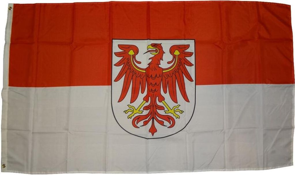 Bandiera Brandeburgo 90 x 150 cm con 2 occhielli 100g/m² Immagine del prodotto 