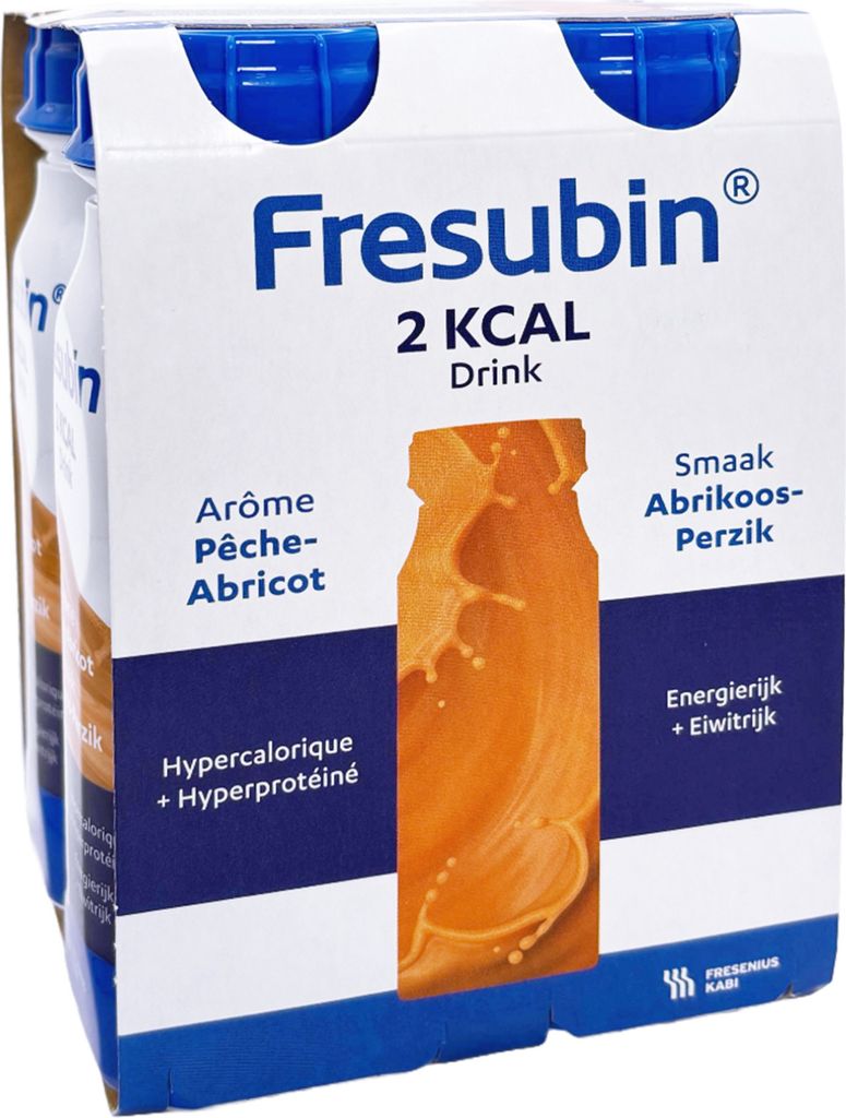 Fresubin 2 KCAL Drink Aprikose-Pfirsich 4x200ml Trinkflasche