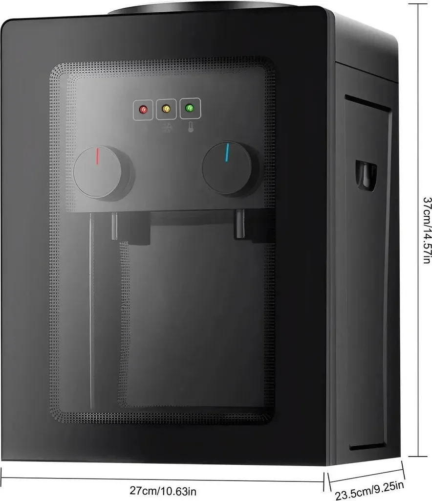 Distributeur d'eau à chauffage instantané noir avec compatibilité totale - 2