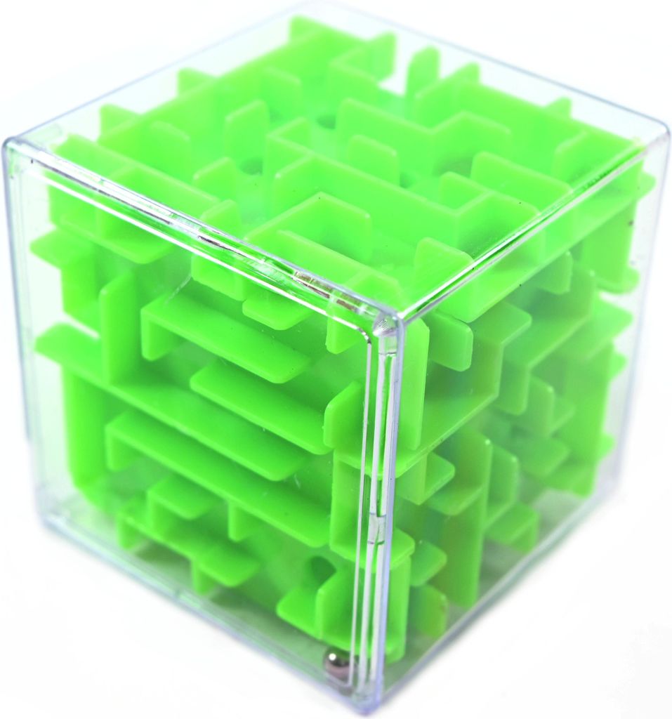 3D Labyrinth Würfel Geduldspiel Logikspiel Maze Cube Knobelspiel für Kinder 6,5cm