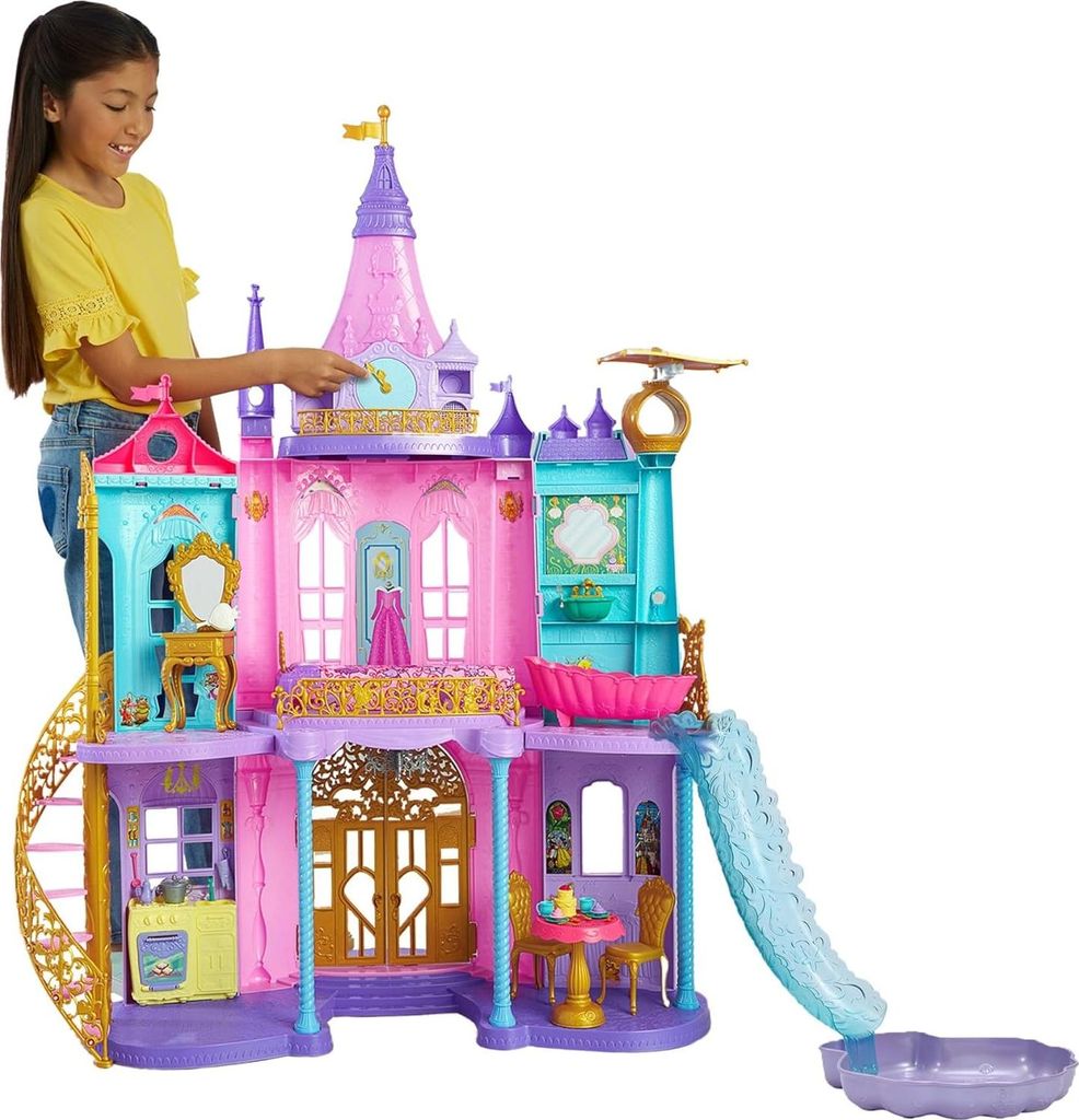 Mattel GRAND CASTLE OF THE PRINCESSES Puppenhaus Produktbild 