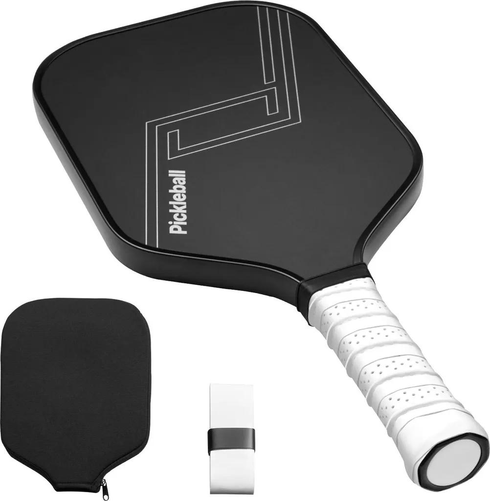 Raquette de Pickleball Carbone avec Noyau Nid d'Abeille pour Grand Contrôle