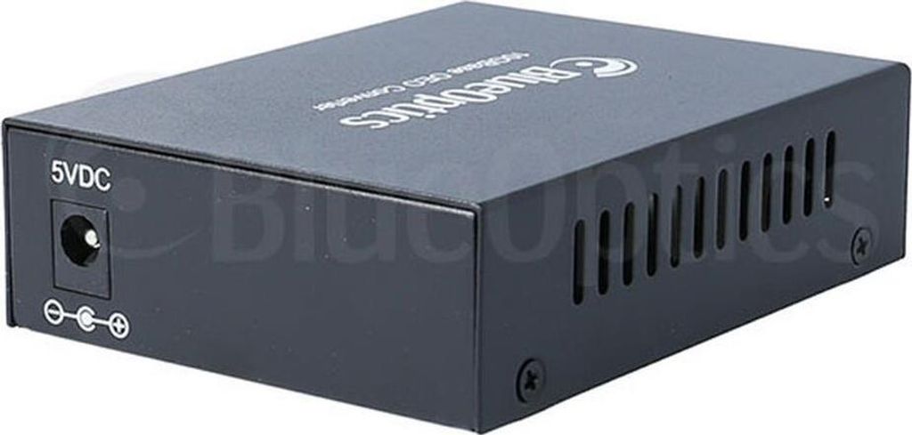 BlueOptics 10G Ethernet Media Converter 2x SFP+, 10000 Mbit/s, 10,100,1000,10000 Mbit/s, 10GBASE-ER, 30 m, 1550 nm, Schwarz