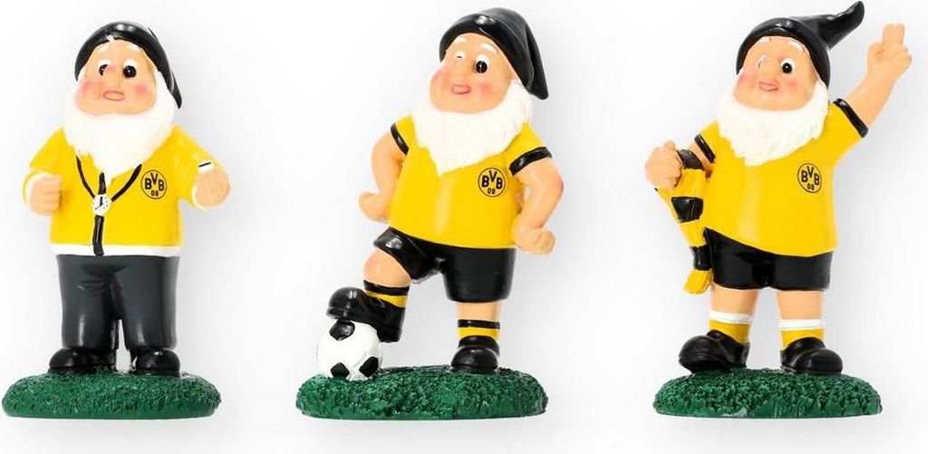 Borussia Dortmund BVB Gartenzwerg Set